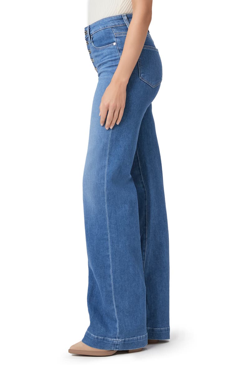 Leenah High Waist Wide Leg Jeans, Alternate, color, GLOWING WAVES