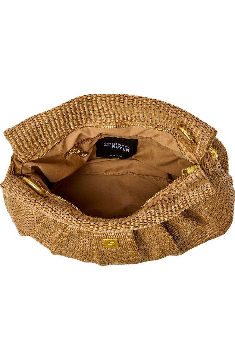 THINK ROYLN Dynasty Raffia Bag, Alternate, color,