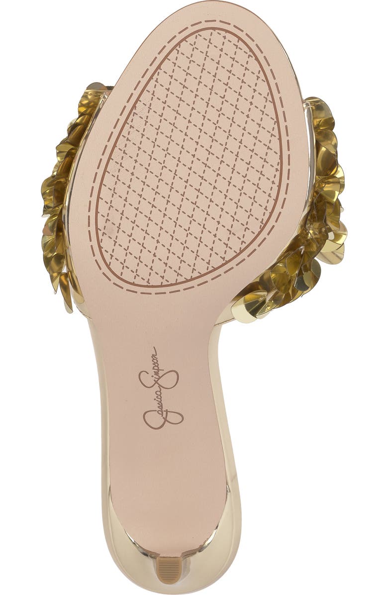 Jessica Simpson Palora Slide Sandal, Alternate, color, Light Gold