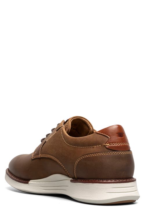 Florsheim Launch Plain Toe Derby In Brown