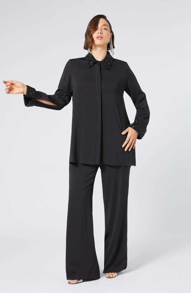 Marina Rinaldi Zagara Beaded Jacket, Alternate, color, 