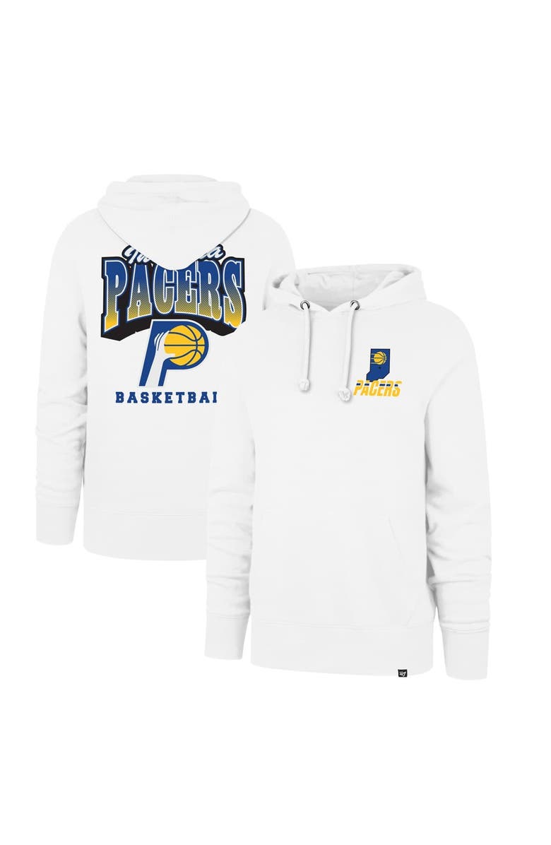 '47 Men's '47 White Indiana Pacers 2025/26 City Edition Jab Step Headline Hoodie, Main, color, White