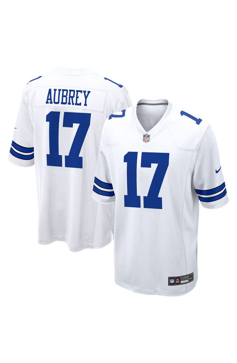 Nike Men's Nike Brandon Aubrey White Dallas Cowboys Game Jersey, Main, color, White