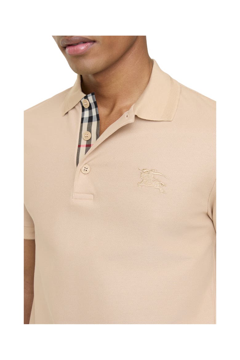 Cotton Polo Shirt, Alternate, color, Soft fawn beige