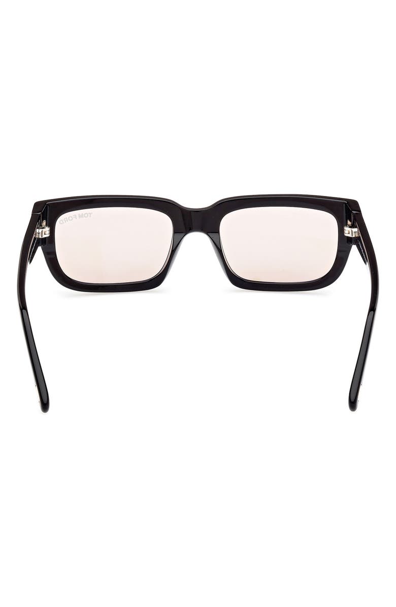 TOM FORD Ezra 54mm Rectangular Sunglasses, Alternate, color,