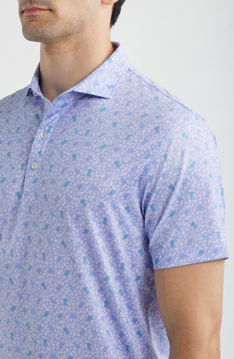 johnnie-O Island Cocktail Performance Jersey Polo, Alternate, color, 