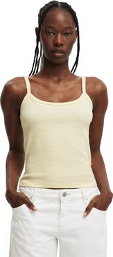 Cotton On Women's Goldie Rib Scoop Cami