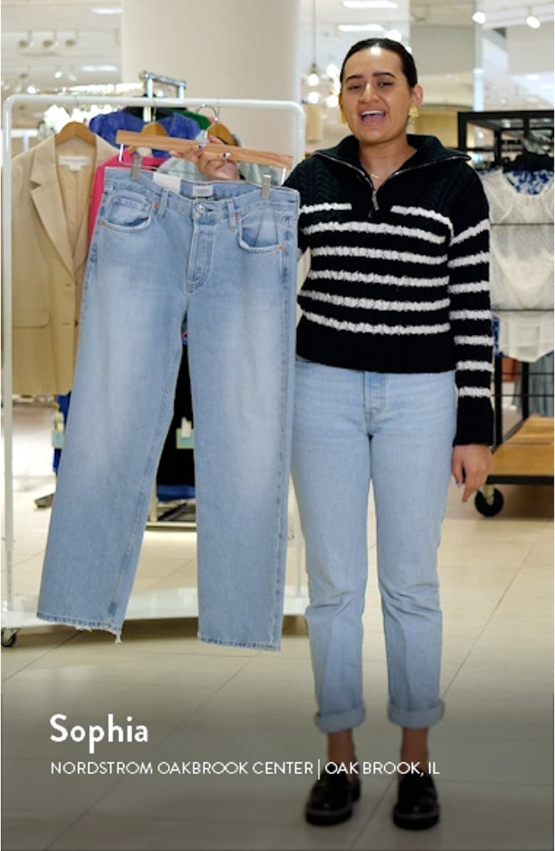 Neve Relaxed Straight Leg Organic Cotton Jeans, sales video thumbnail