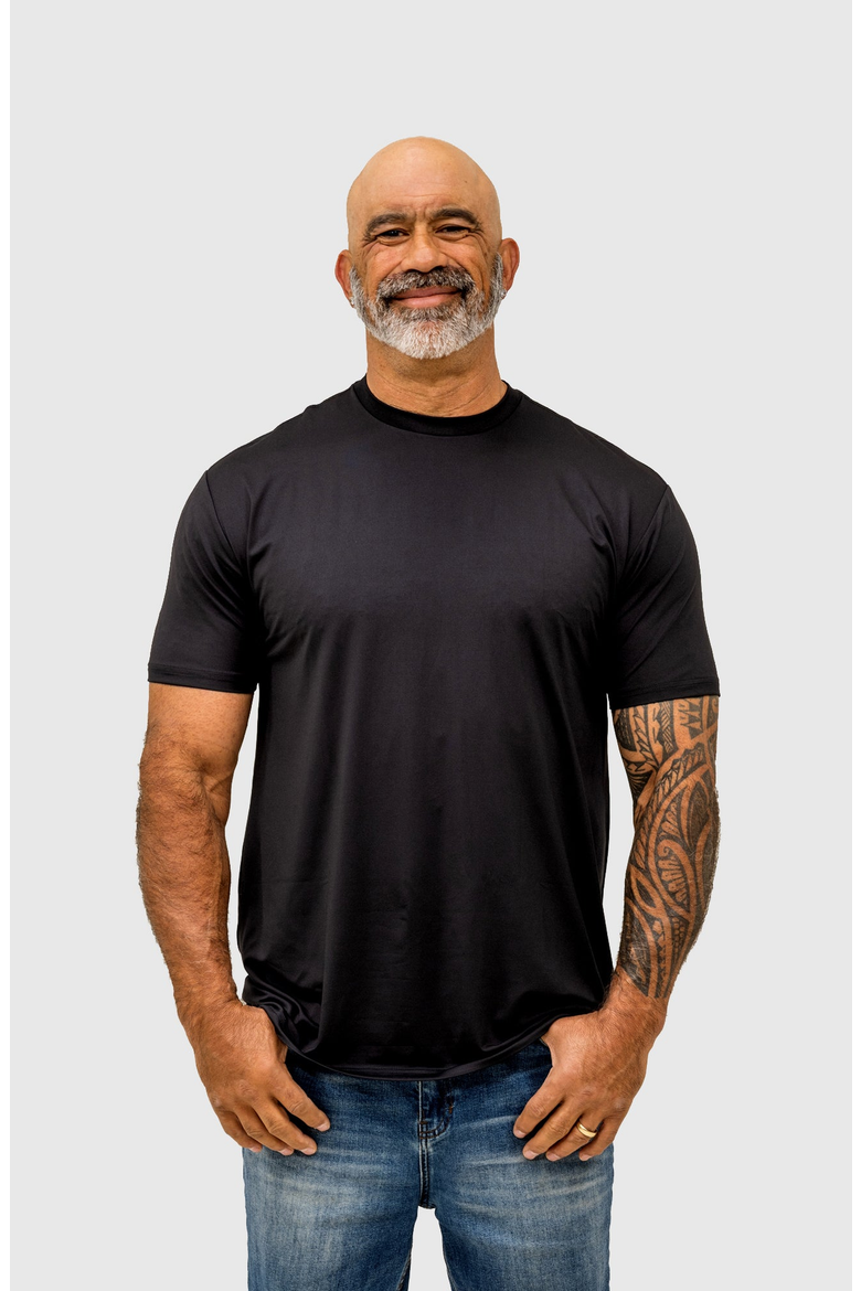 Active Tech 3-Pack Crew Neck T-Shirts, Main, color, Black