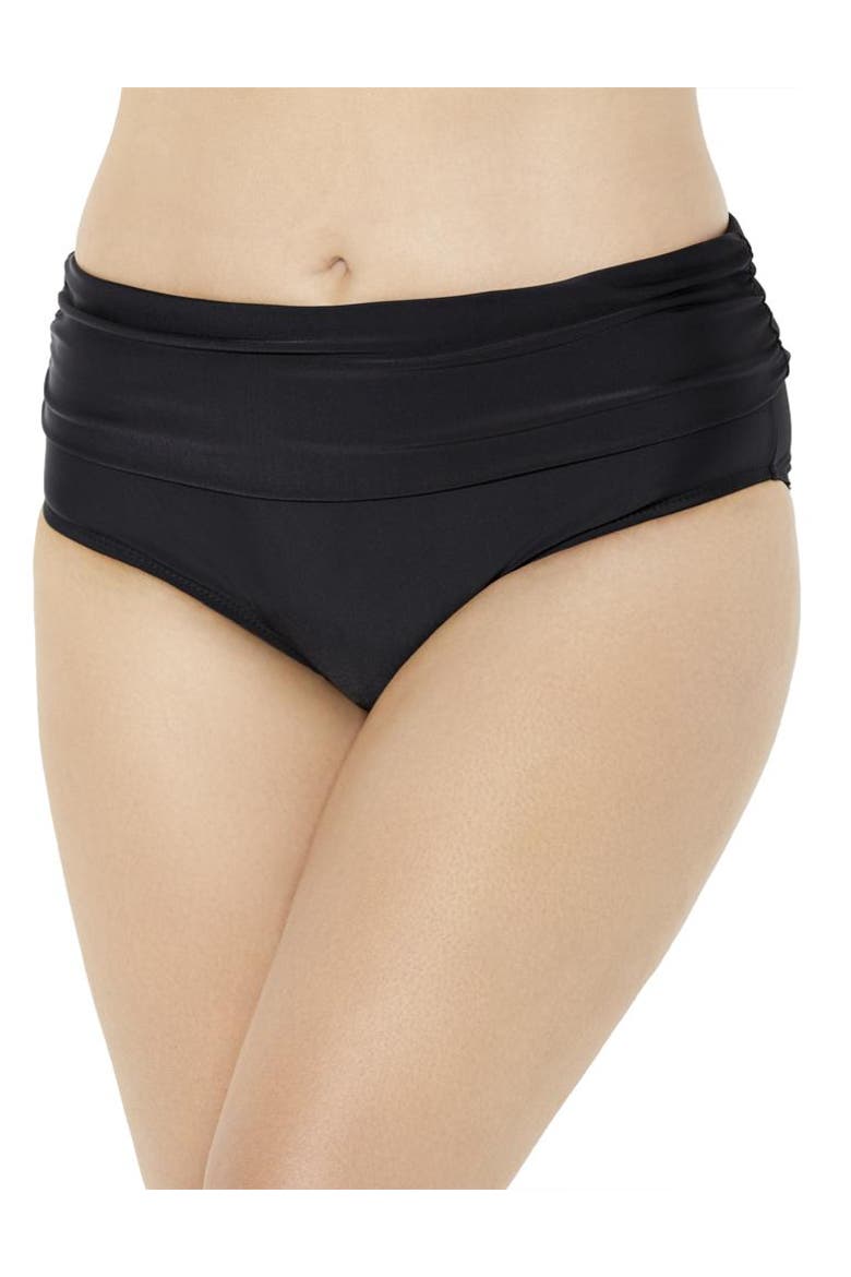 Foldover Swim Brief, Main, color, Black