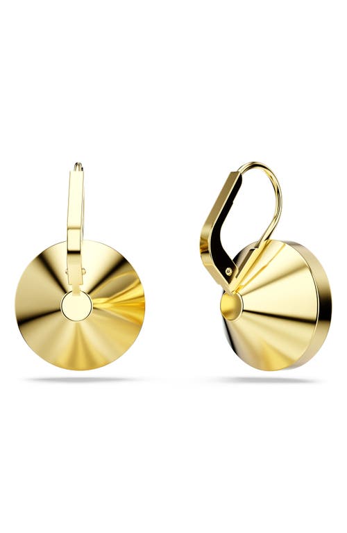Swarovski Bella Crystal Gold-plated Drop Earrings In Red