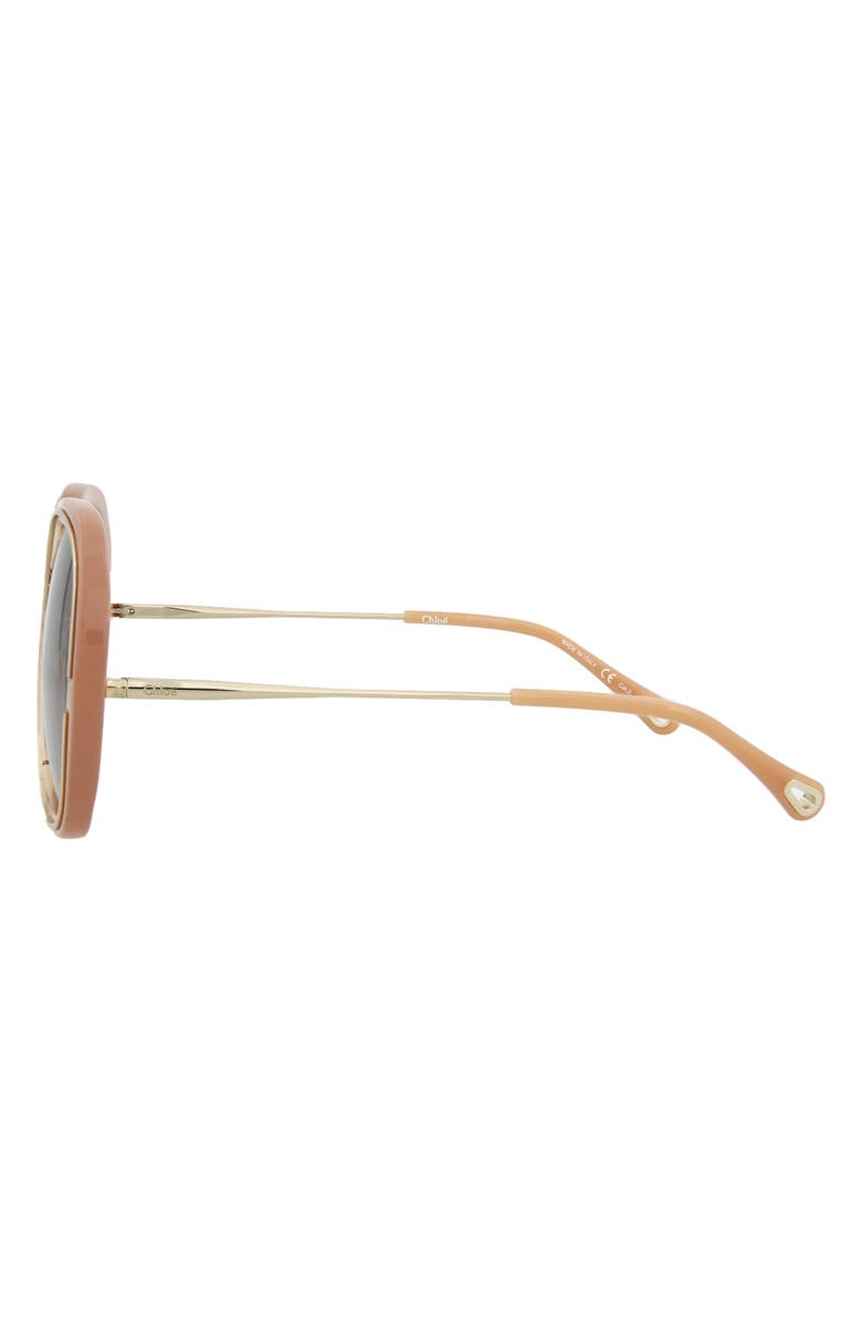Chloé 57mm Round Sunglasses, Alternate, color,