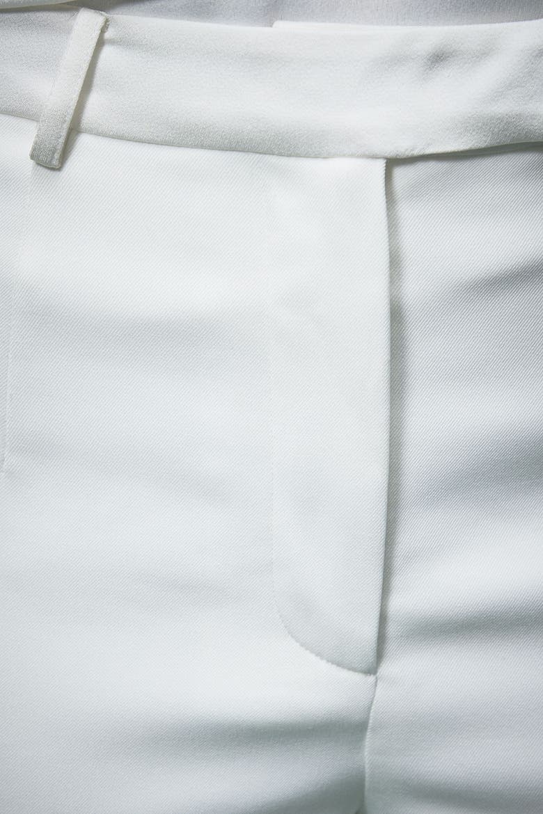 Bridal Tailored Wide Leg Trousers, Alternate, color, Ivory