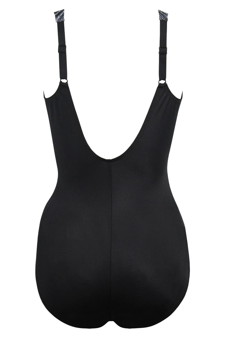No Static At All One-Piece Swimsuit, Alternate, color, SILVER GREY