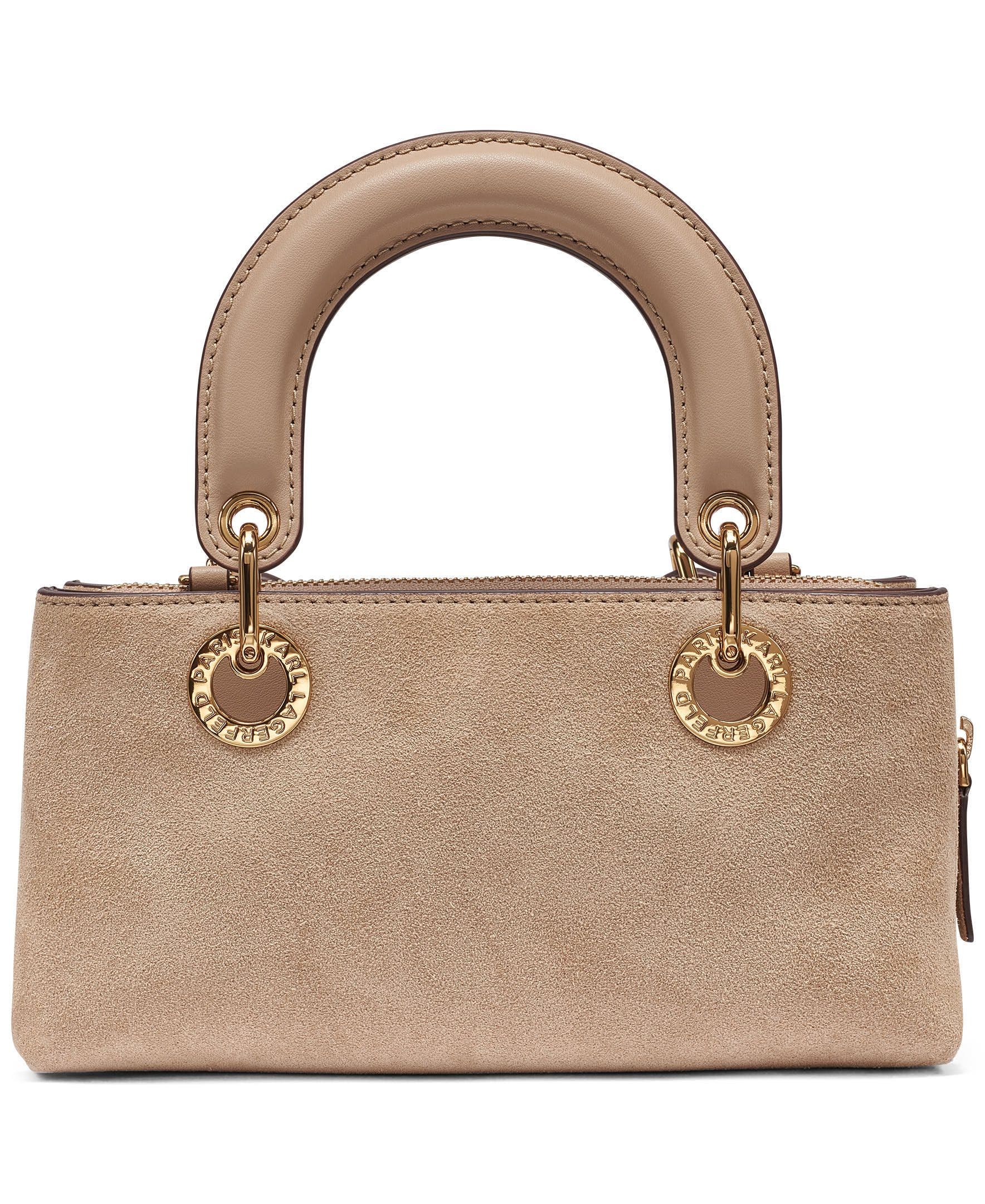Benoite Suede Shoulder Bag, Alternate, color, Cappucino