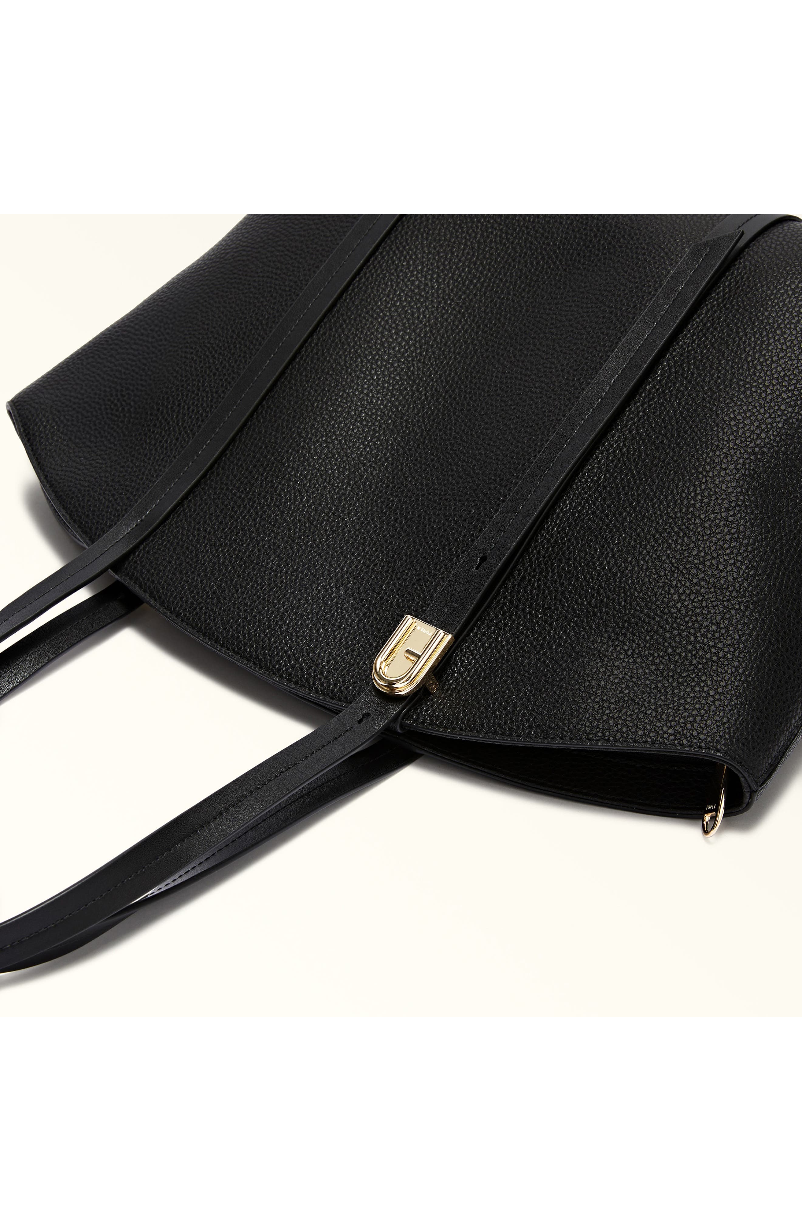 Furla Planet A Tote Bag, Alternate, color, Nero