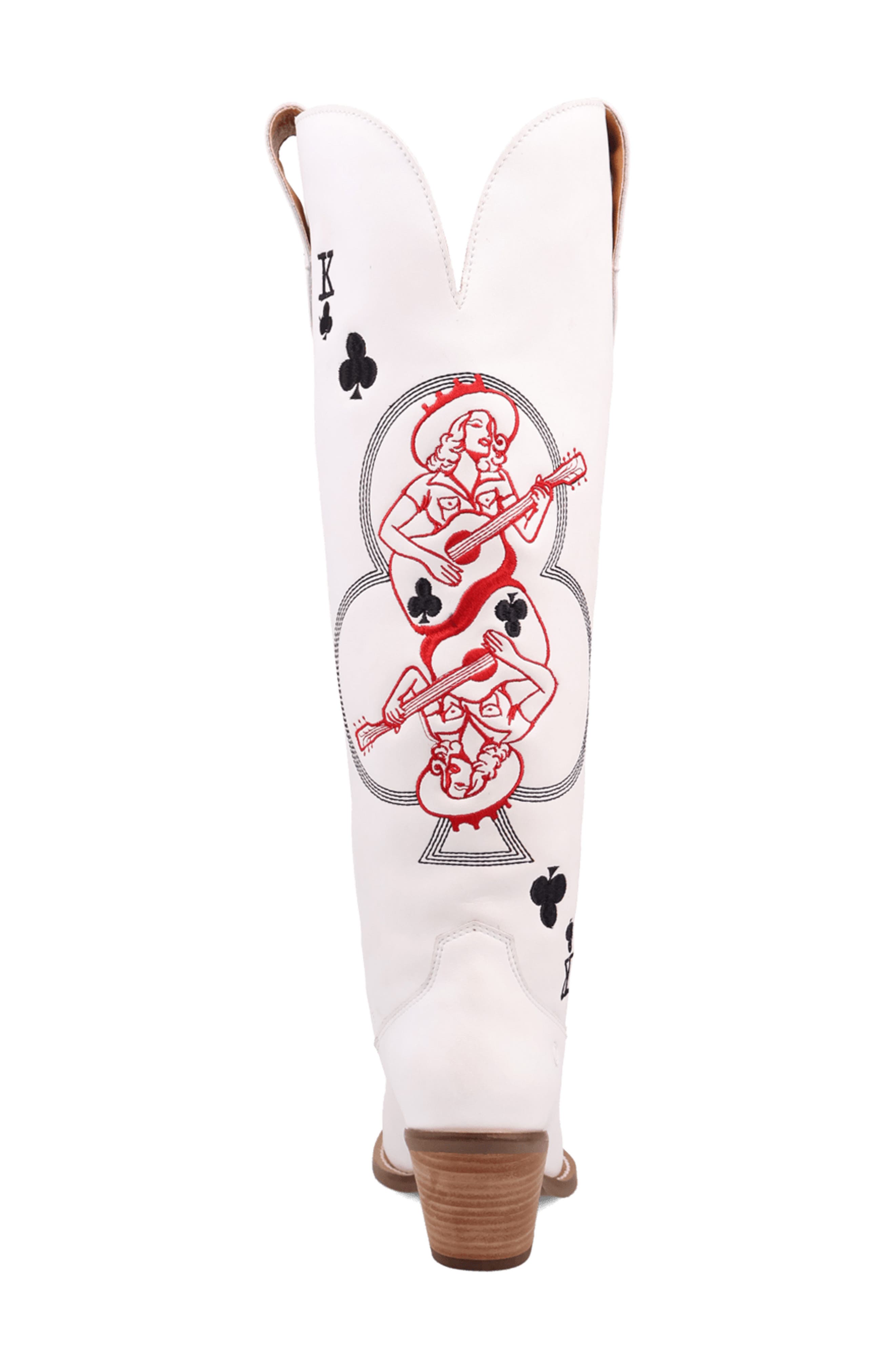 King of Clubs Western Boot, Alternate, color, WHITE