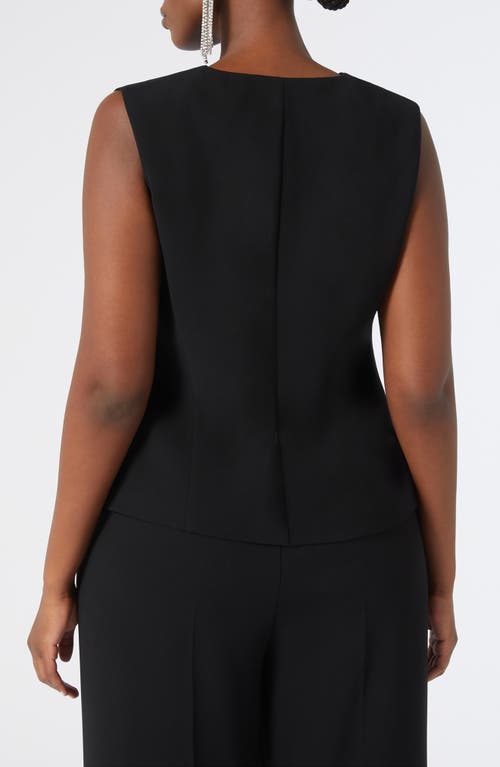 MARINA RINALDI MARINA RINALDI FAENZA V-NECK SLEEVELESS TOP