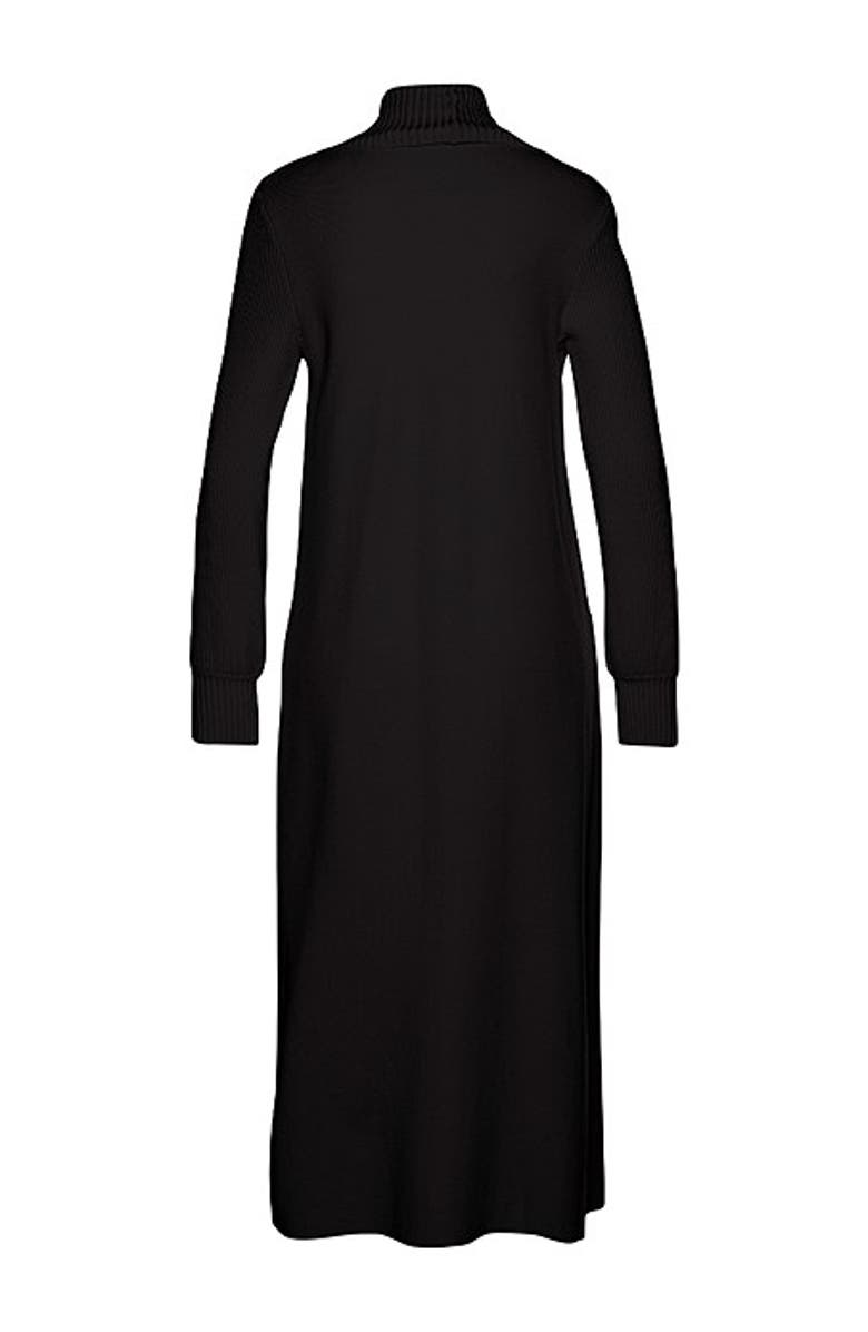 LASCANA Women's Long Knit Cardigan, Alternate, color, Black