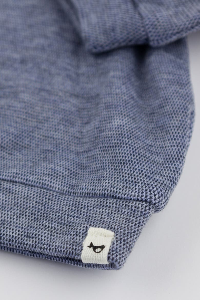 Mini Honeycomb Elbow Patch Boxy, Alternate, color, Denim