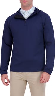 Ben Sherman Scuba Knit Quarter Zip Hoodie