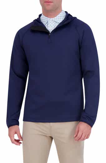 Ben Sherman Scuba Knit Quarter Zip Hoodie