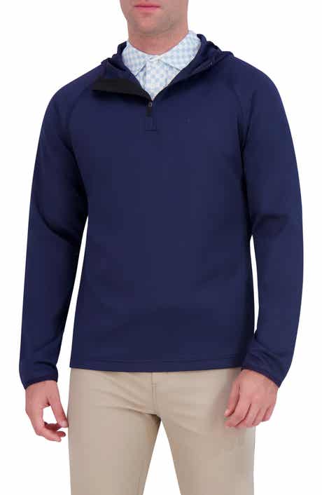 Ben Sherman Scuba Knit Quarter Zip Hoodie