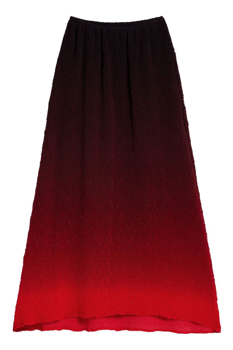 Gradient Tube Skirt, Alternate, color, ORANGE RED