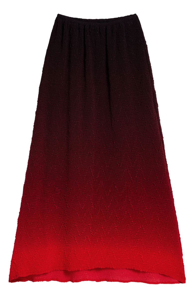 Desigual Gradient Tube Skirt, Alternate, color, Orange Red