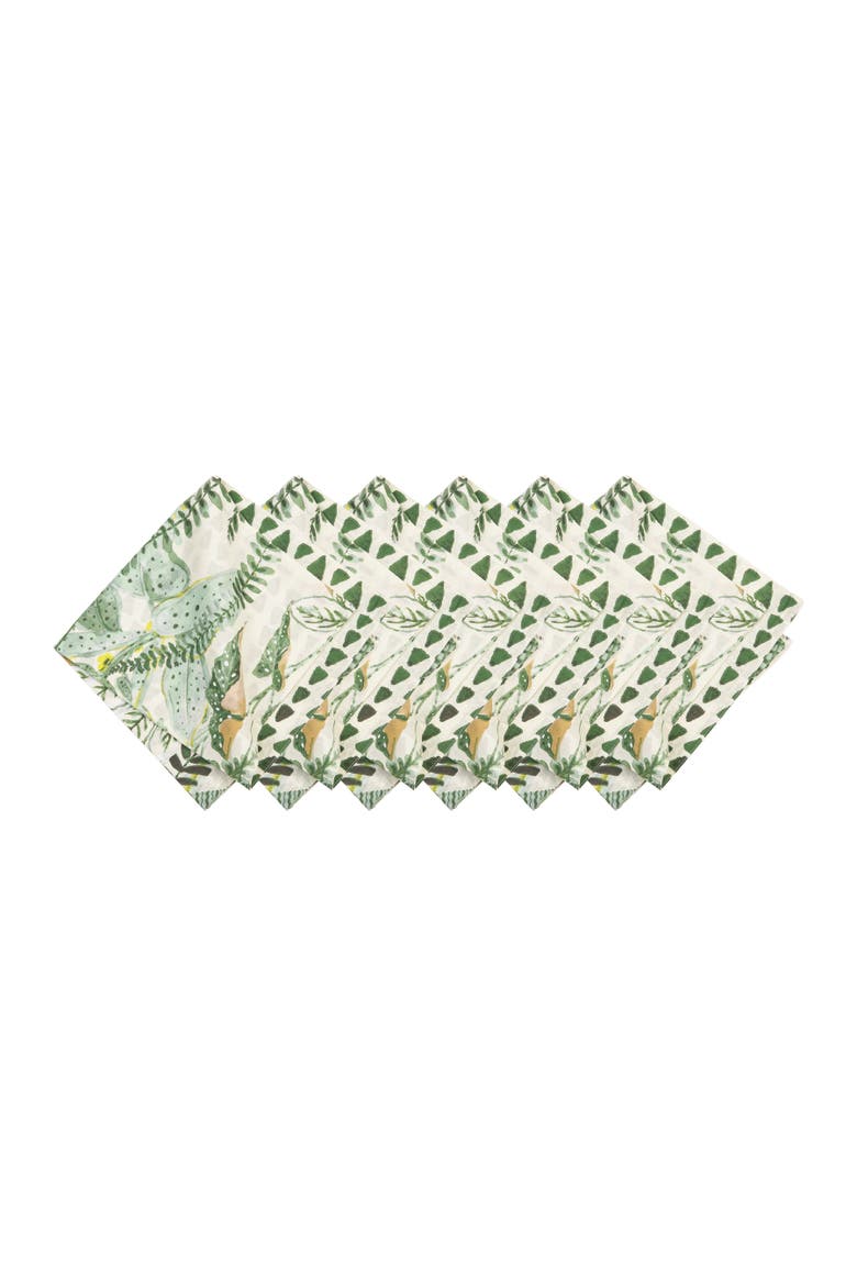 Parson Napkin Set of 6, Main, color, Green