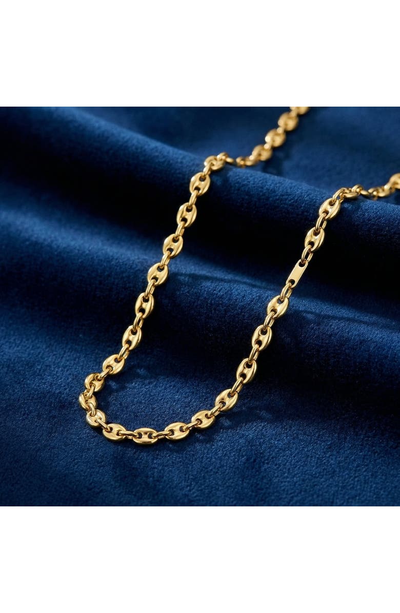 Bliss Diamond 14k Gold Women's 22" Marine Chain Necklace 14.2 Grams 5.5mm Thick, Alternate, color, 14K Yellow Gold