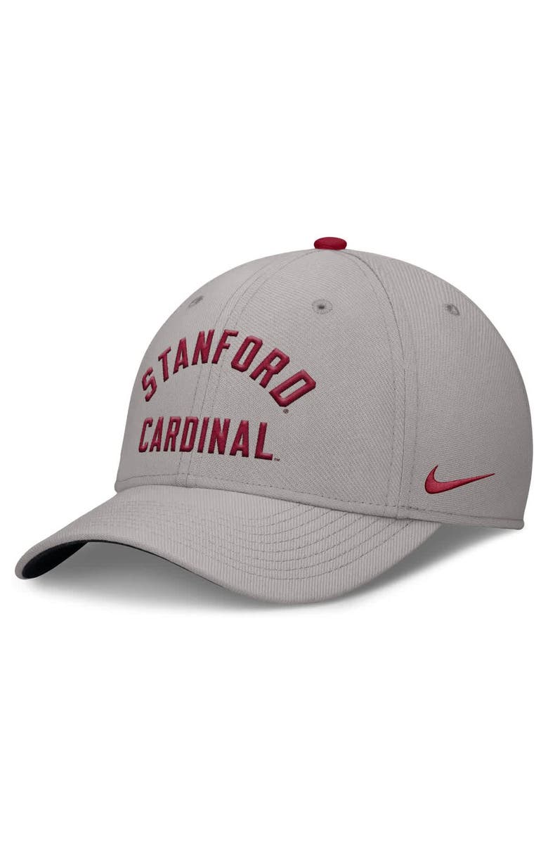 Nike Men's Nike Gray Stanford Cardinal Rise Prep Performance Flex Hat, Alternate, color, Gray