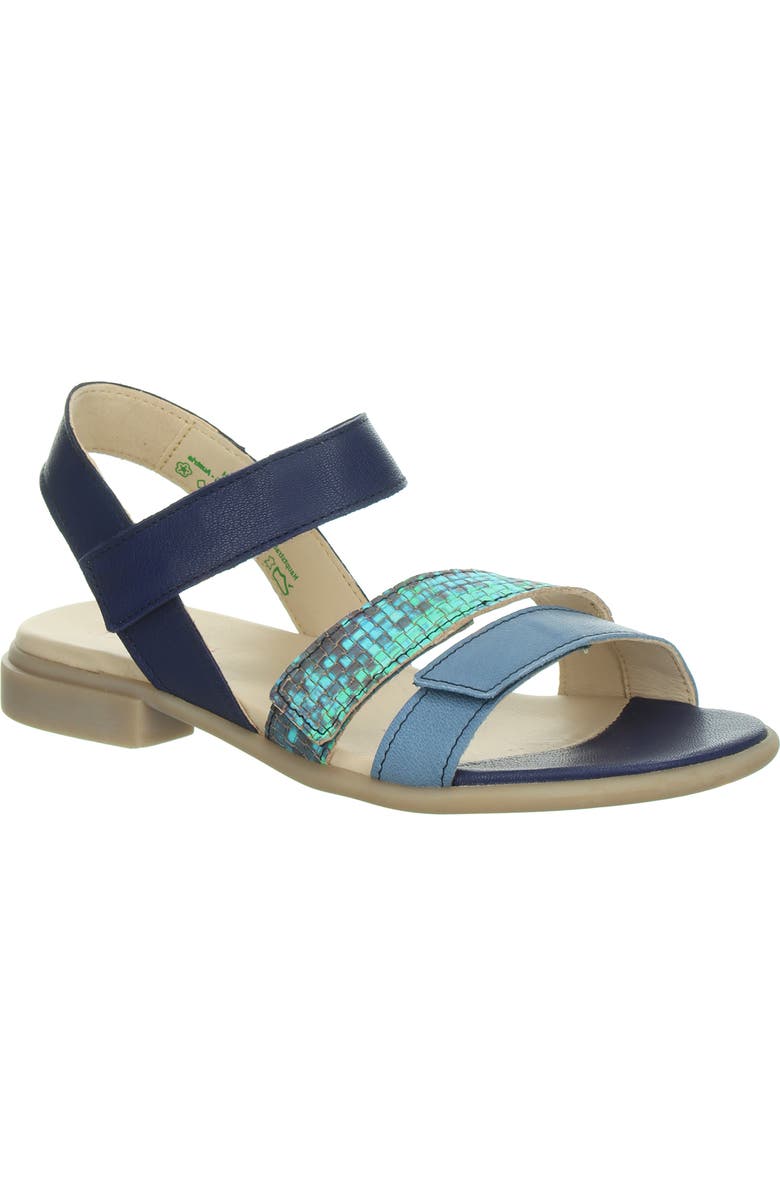 Think! Kamaa Sandal, Main, color, Indigo Combo