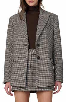 The Boyfriend Houndstooth Blazer