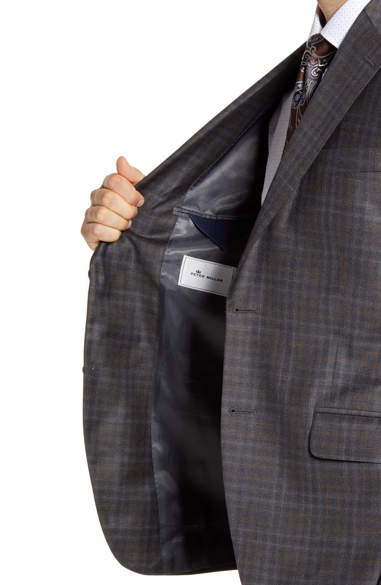 Peter Millar Flynn Classic Fit Check Wool Sport Coat, Alternate, color,