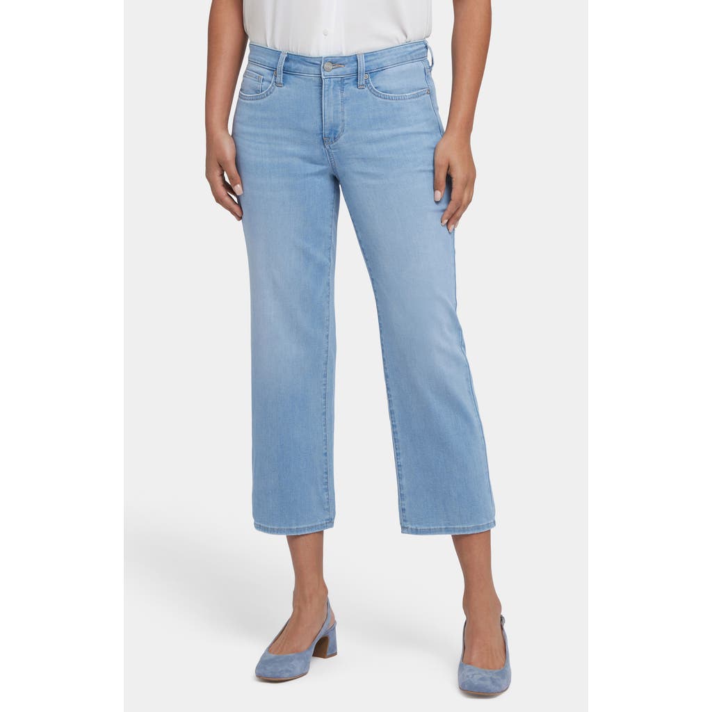 Nydj Petite Relaxed Piper Crop Jeans In Canary Beach In Canary Beach