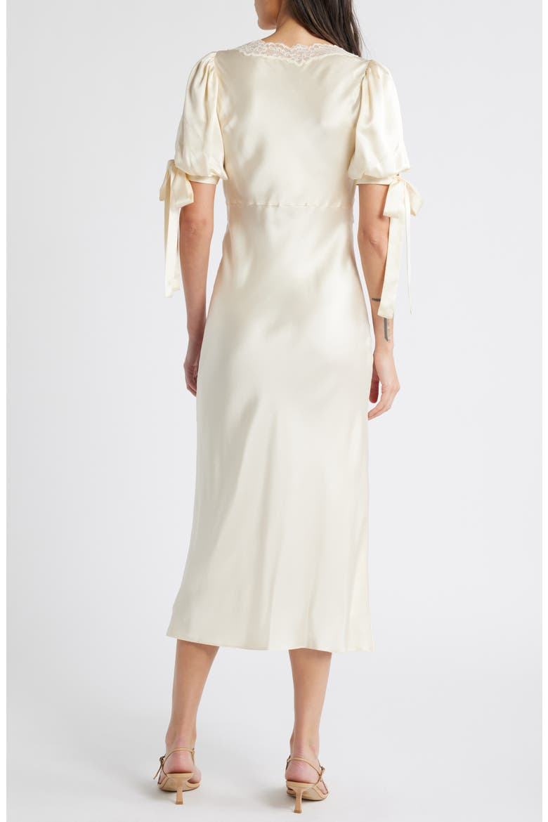 x kacey musgraves stella lace trim silk midi dress x Kacey Musgraves Stella Lace Trim Silk Midi Dress (Women)