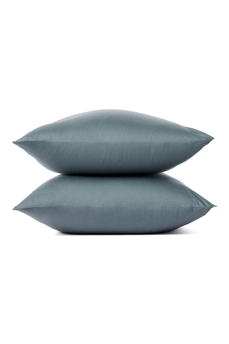 Cloud Soft 320 Thread Count Organic Cotton Sateen Pillowcases, Main, color, GULF