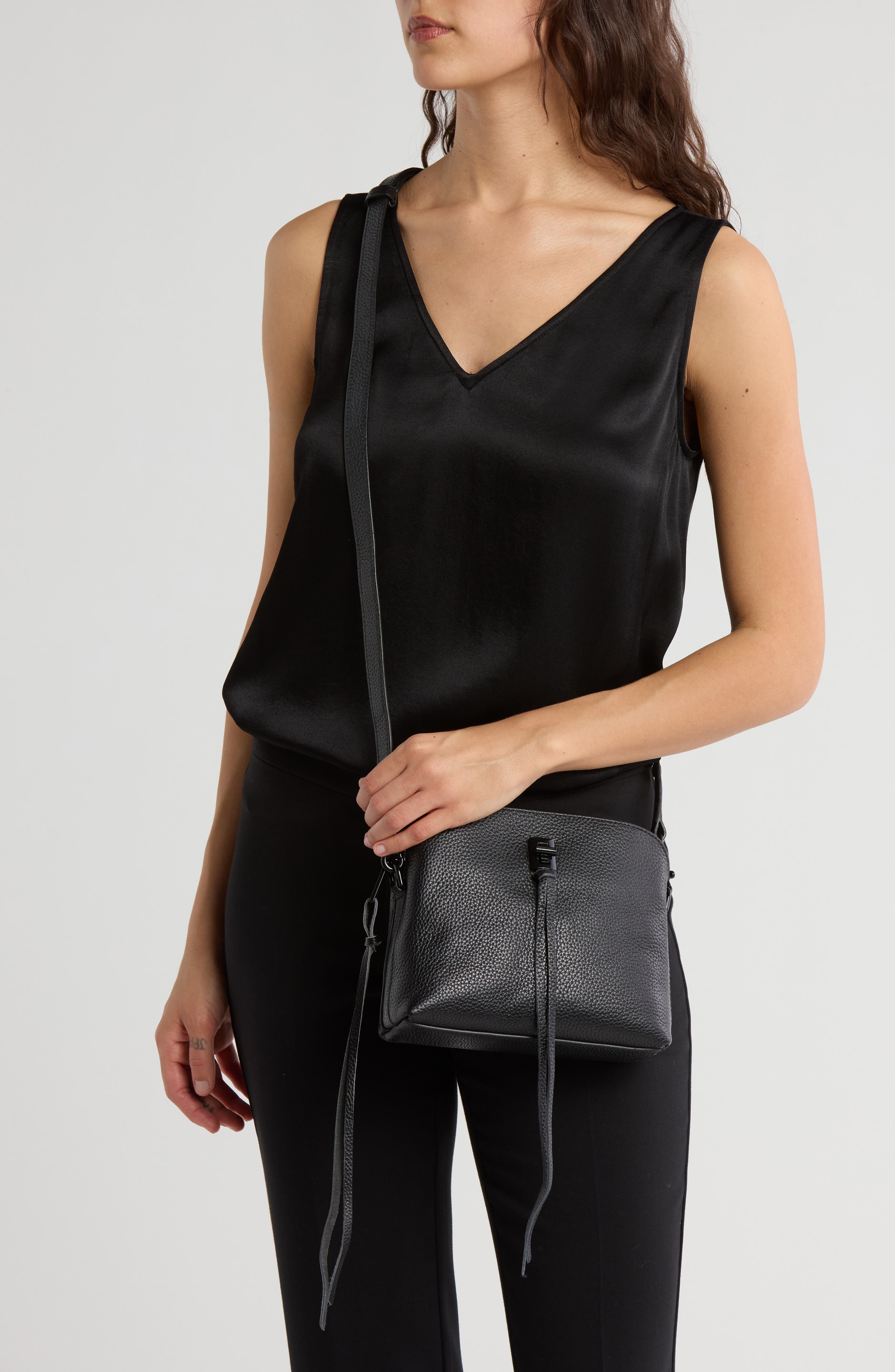 Rebecca Minkoff Darren Small Dome Crossbody Bag, Alternate, color, 