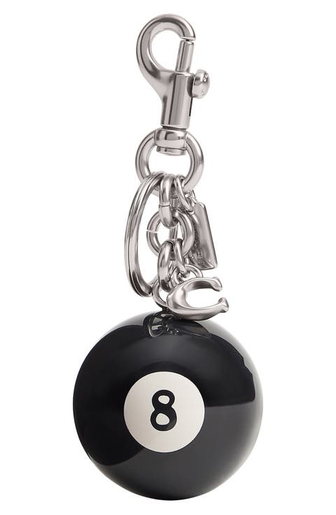 Eight Ball Bag Charm