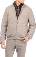 GORSKI Men's Genuine Nubuck Jacket Reversible To Cashmere & Wool Crafted From Loro Piana