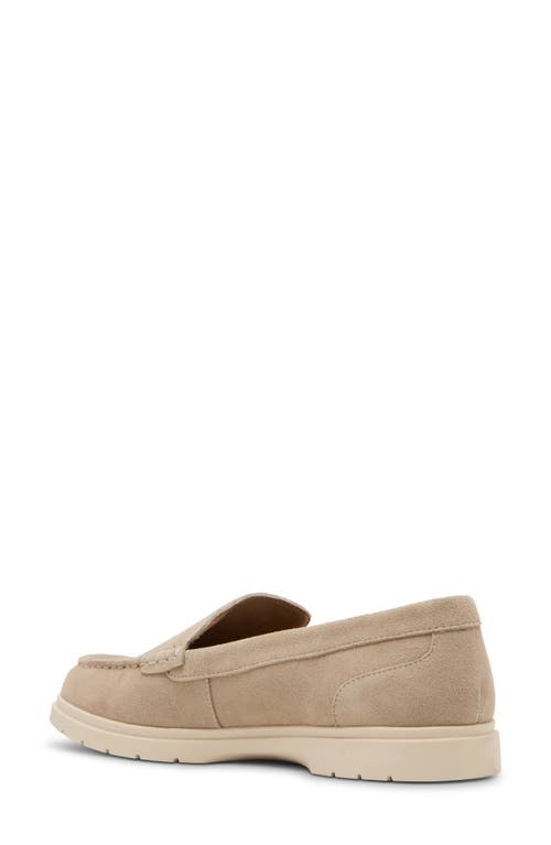 Blondo Alex Waterproof Moc Toe Loafer In Almond Suede