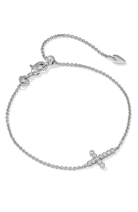 Cross Crystal Tennis Bracelet