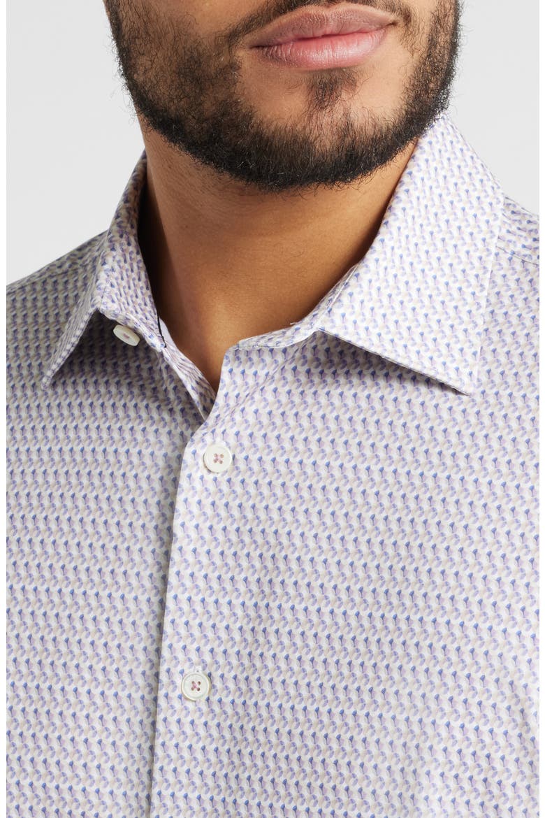 James OoohCotton® Button-Up Shirt, Alternate, color, DUSTY PINK