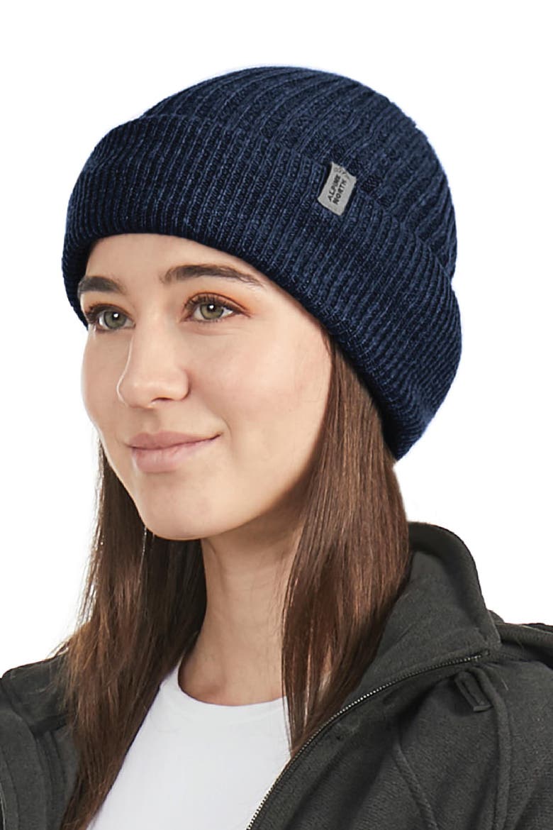 Muskoka - Unisex Cuff Beanie, Alternate, color, NAVY