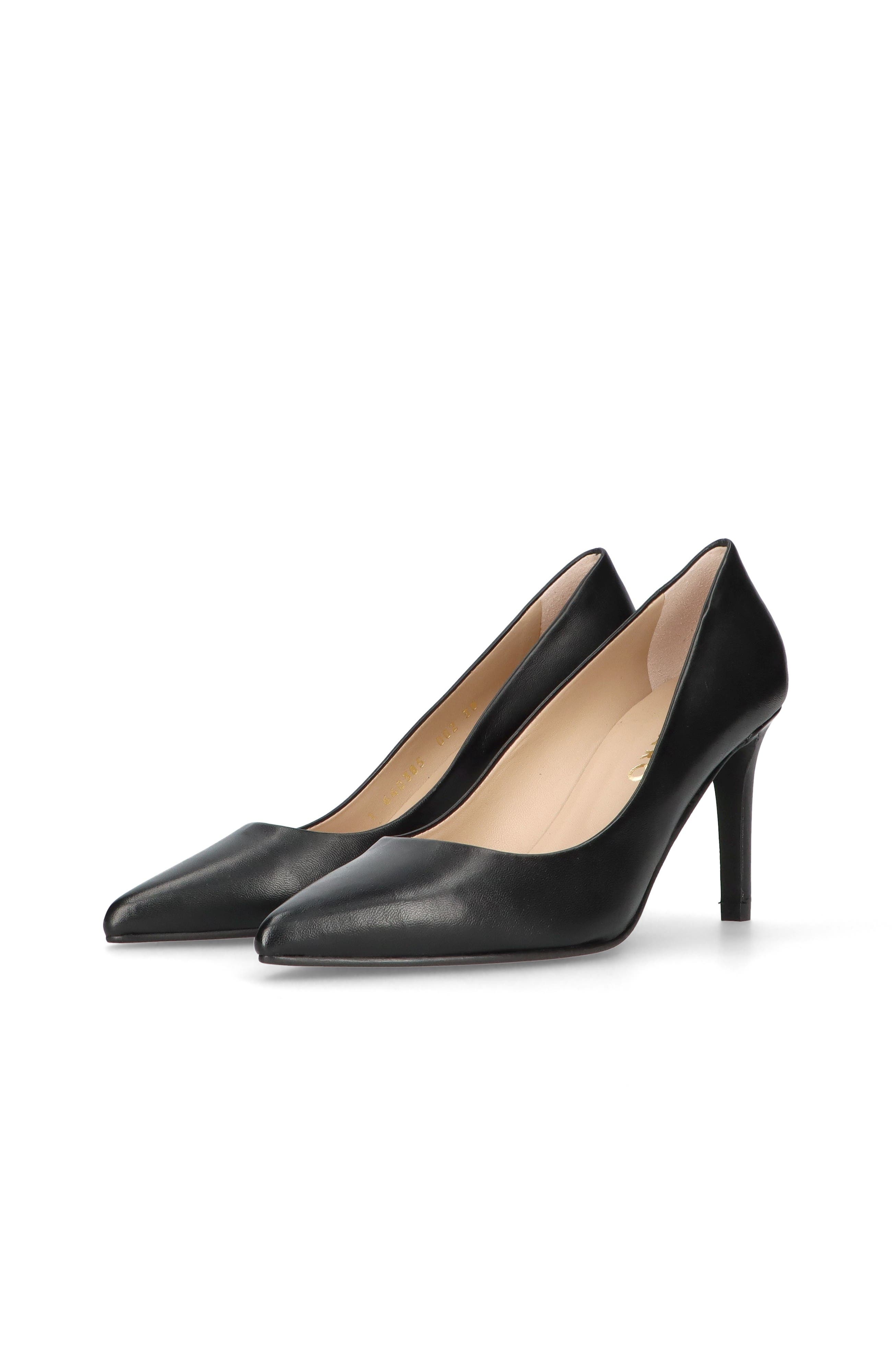 MASCARO Leather Pointed Toe Pump, Alternate, color, Black
