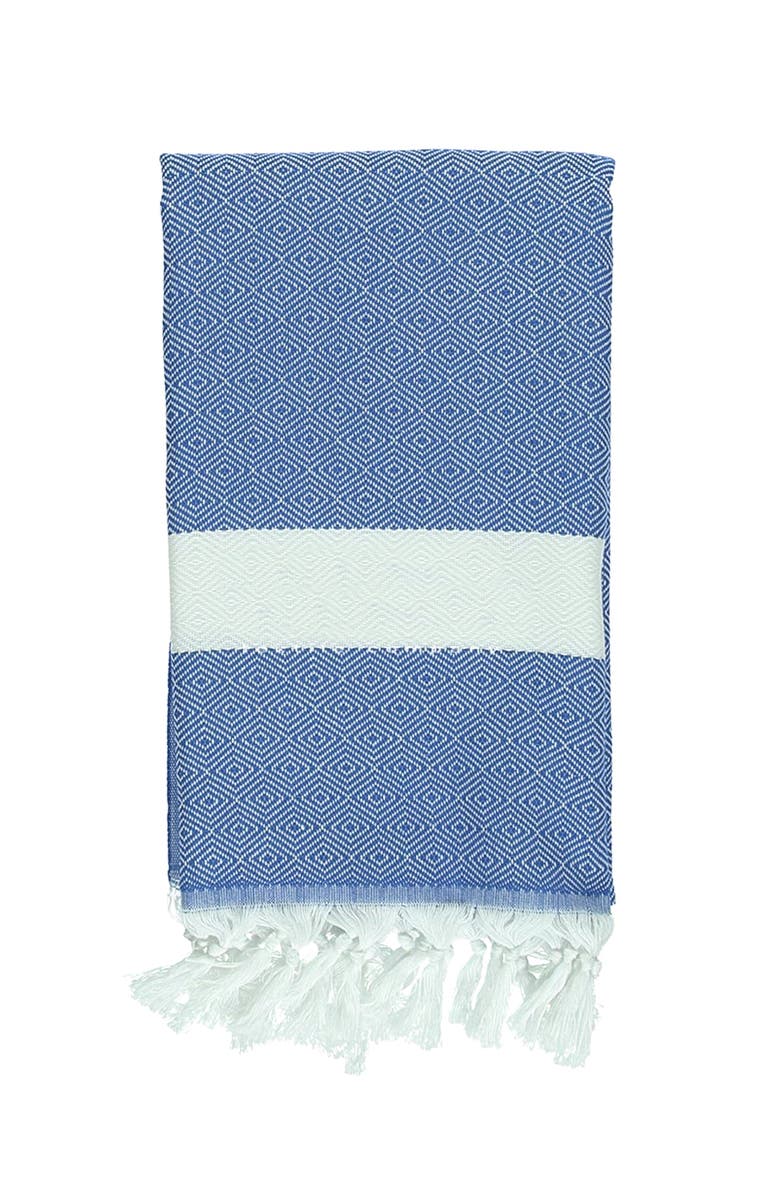 Anaya Charleston Stripe Turkish Cotton Beach Towel, Alternate, color, Turquoise
