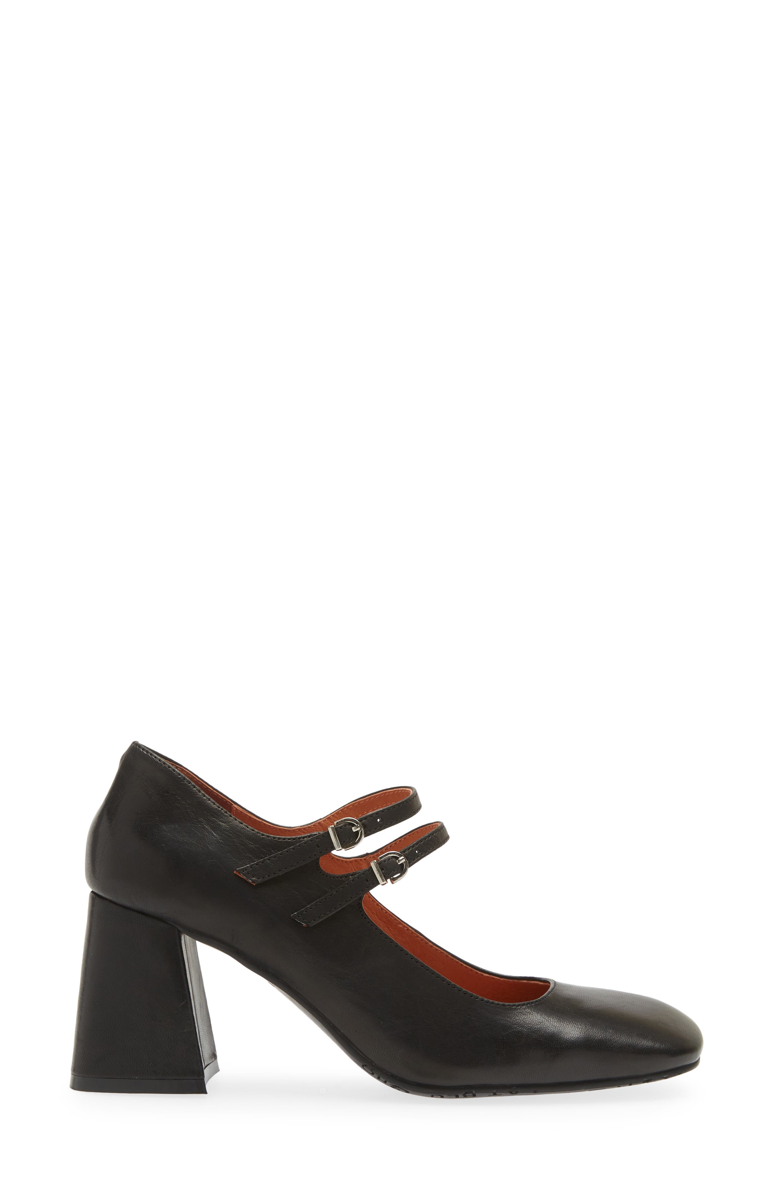 Chocolat Blu Halo Mary Jane Pump, Alternate, color, Black Leather