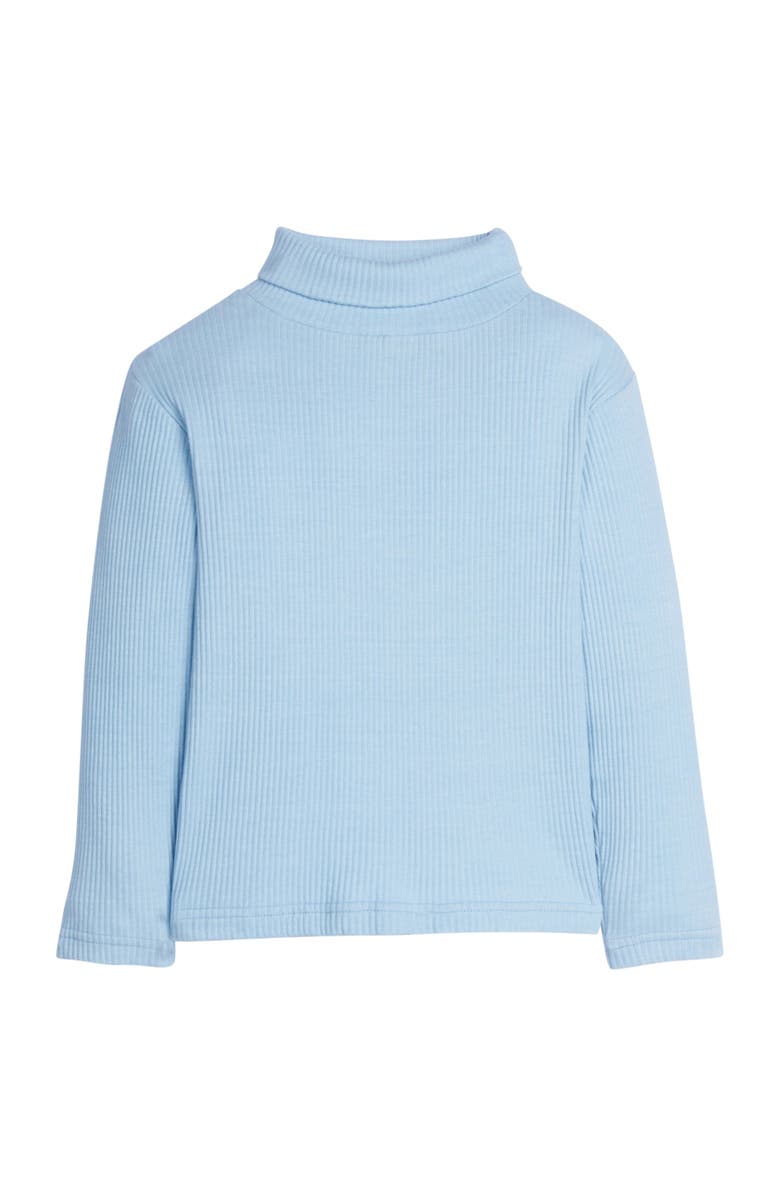 BISBY Kids' Ribbed Turtleneck, Main, color, Ice Blue