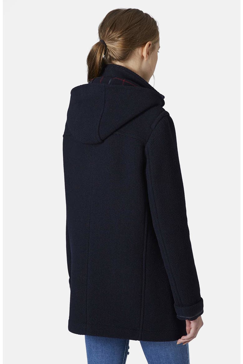 Hooded Duffle Coat, Alternate, color, NAVY BLUE